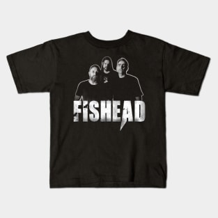 FISHEAD OFFICIAL - (FRONT & BACK) Band Members Layout Kids T-Shirt